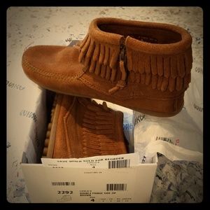 Moccasin Fringe Boots